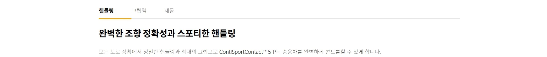 콘티스포츠콘택트5P MO 상세 설명 3